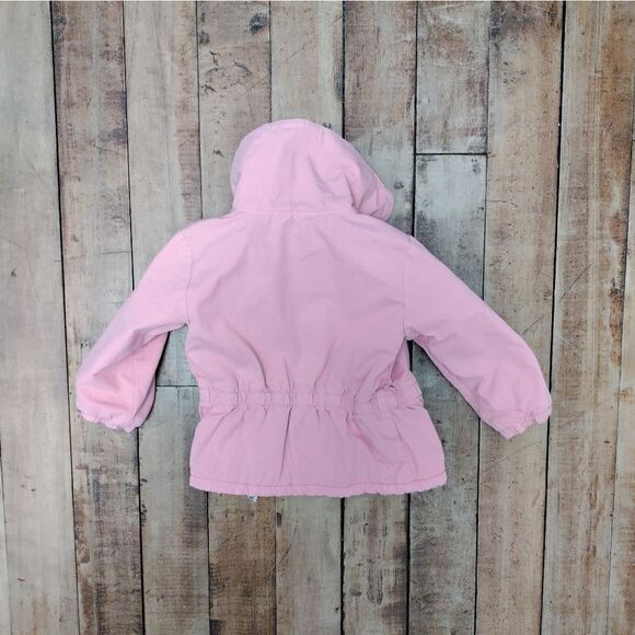 Girls size 12 months light pink canvas jacket lined Vintage - Picture 6 of 6